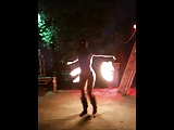 Jenni Fire Dancing Naked