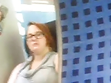 she see me masturbating in the train