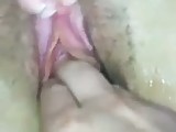 4 fingers in my hot girlfriend pussy