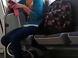 sexy teen blonde on the train