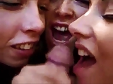 3 girls 1 cock - The luckiest man in the world!