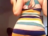 Shaking her nice bubble Butt.