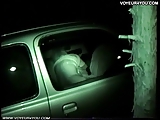 Outdoor car sexual excited couples