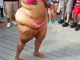 bbw booty at public carnival