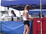 Beer Girl at NASCAR Race