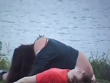 BY THE LAKE COUPLE CAUGHT!!!!