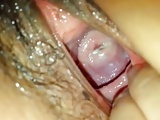 A huge gaping pussy with fisting 