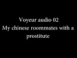 Voyeur audio 02 - My chinese roommate with a prostitute
