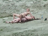 Nice blonde fuck at the beach