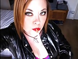 Smoking In A PVC Top - Lipstick Fetish Domme