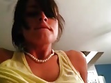 20yr old busty Gina swallows cum 