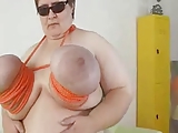 self bondaged titts