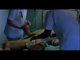 two nurses shaving dick