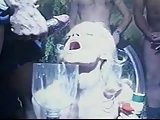 Bukkake with Cum Bong Finale - She Swallows It All