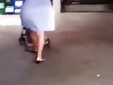 Mature big ass Walking