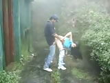 Outdoor Public Suck Fuck Rain