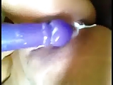 Petite Wet Creamy Vibrator Orgasm