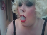 Tina Smoking A Sobranie Cigarette - Fetish BBW Wig