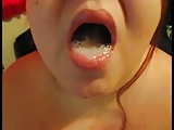 Amateur BBW Loves BBC Cumshot