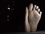 Feet Soles and Toes at Night