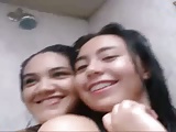 Indonesian Chicks Showering
