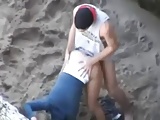 Quick and Hard fuck on the Beach