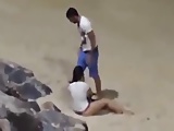  EXCLUSIVO Flagra de casal metendo na praia