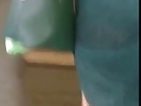 Thick PAWG Jiggle in Green Dress