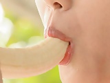 MINAMI Nagiko licking a banana