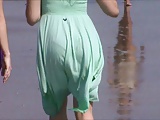 voyeur spring break jiggly ass see thru dress