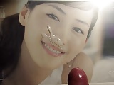 Cumtribute for Japanese actress Haruka Ayase 02