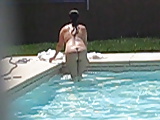 Voyeur pool MILF