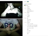 Videochat series 18 (huge tits, big dick reaction)