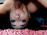 Upside down BBC facefuck