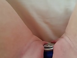 Slut fucking a can.