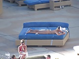 Las Vegas Pool Voyeur - PAWG in White Thong