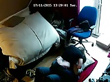 Caught them having a moment on cctv 