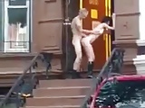 Old man fucks thot on the Porch Brooklyn Ny