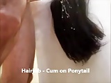 Hairjob - Cum on Ponytail