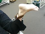 Candid Feet: Mature Exercise