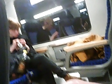 Train Cumshot Flash