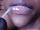 Ebony BBW Messy Facial