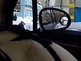 Russian girl public blowjob in car. Kazan