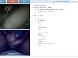 Chatroulette: Sexy Black Girl stretched pussy for cum