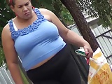 Latina Milf In Blue Shirts With Huge TITS