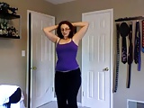 Curvy White Girl With a Big Booty Dances on Webcam For Me