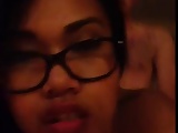 Asian babe fucked from behind