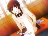 Anime foot fetish scene, nail clipping