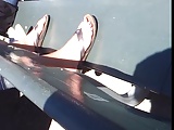 candid brunette feet flip flops