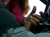 Handjob Through The Car Window